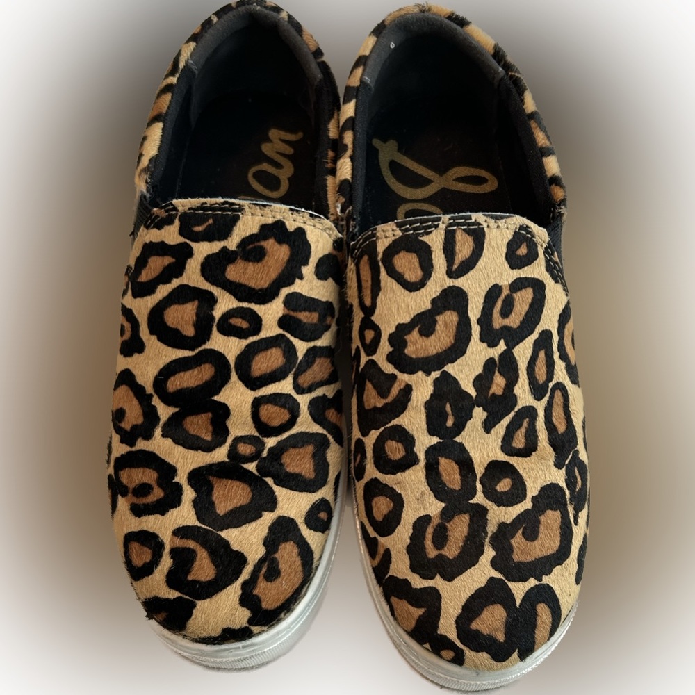 Sam Edelman pony hair platform tennis shoes Size 5